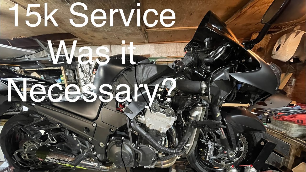 2013 ZX14R Major Service 15,000 miles of abuse!