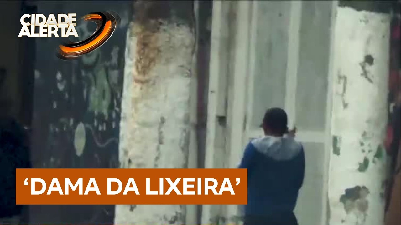 ‘Dama da Lixeira’ esconde drogas em caçamba antes de vender, em SP