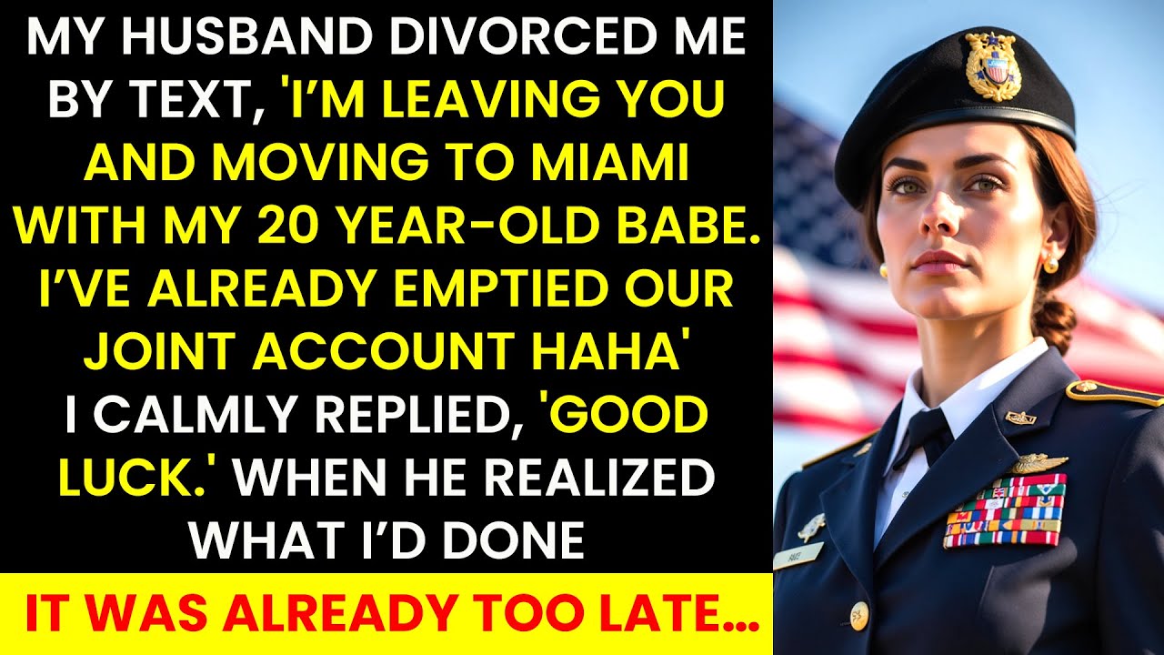 My Husband Divorced Me By Text Message And Emptied Our Joint Account; He Never Expected Me To…
