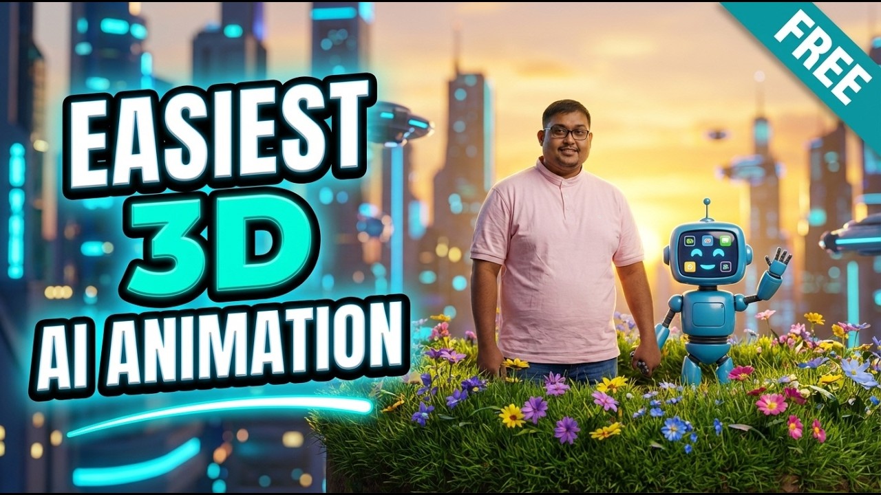 The Easiest Way to Make Professional 3D AI Animation (2026 Full Workflow Tutorial)