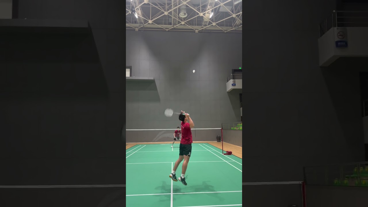 单打最常用的战术：拉吊突击（对方发网前）羽毛球教学 干货分享 战术 羽毛球单打