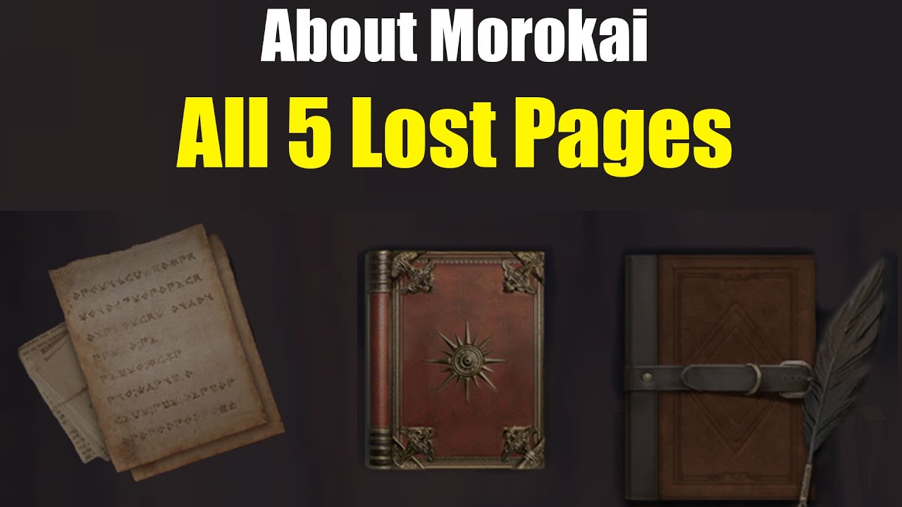 About Morokai - All 5 Lost Pages - Throne And Liberty Collection
