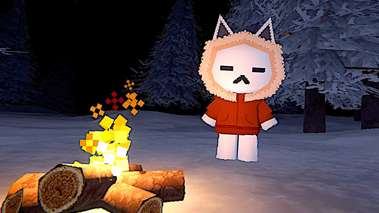 Two Cute Cats Make A Horrible Mistake In The Woods & You Really Need To Move  / 2 Horror Games