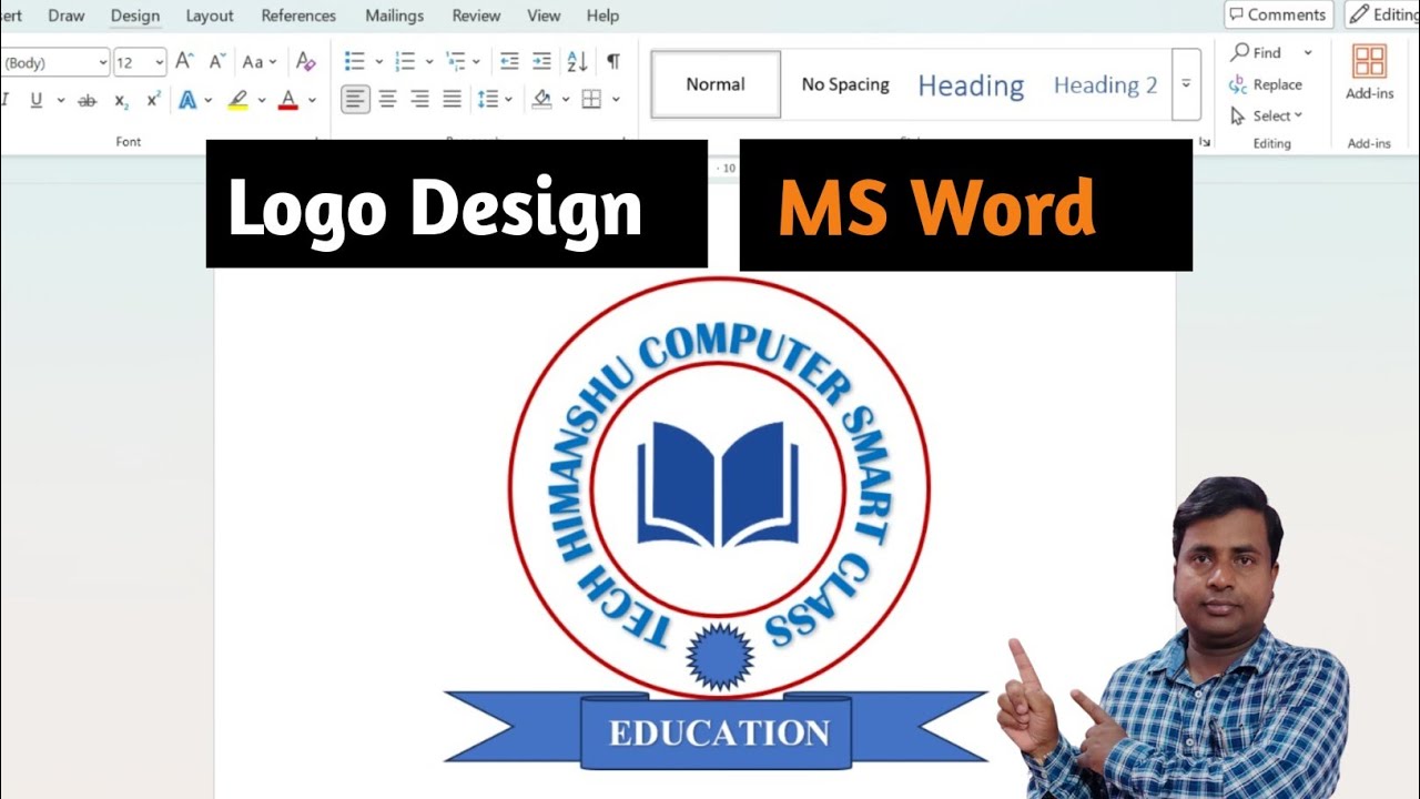 How to design logo in MS Word | MS Word में logo डिजाइन कैसे करें |