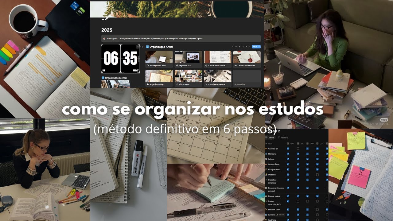 Como se ORGANIZAR nos ESTUDOS de forma EFICIENTE | + Dicas