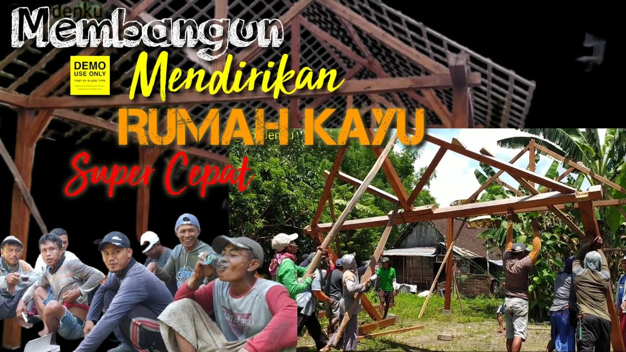 MEMBANGUN DAN MENDIRIKAN RUMAH KAYU DENGAN CEPAT (@gordenkuchannel8080 )