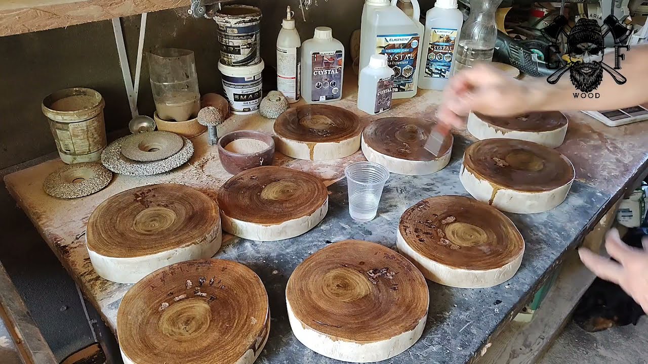 Uma Verdadeira Aula Como Usar Porcelanato e Resina epóxi - Aplicação Em Madeira