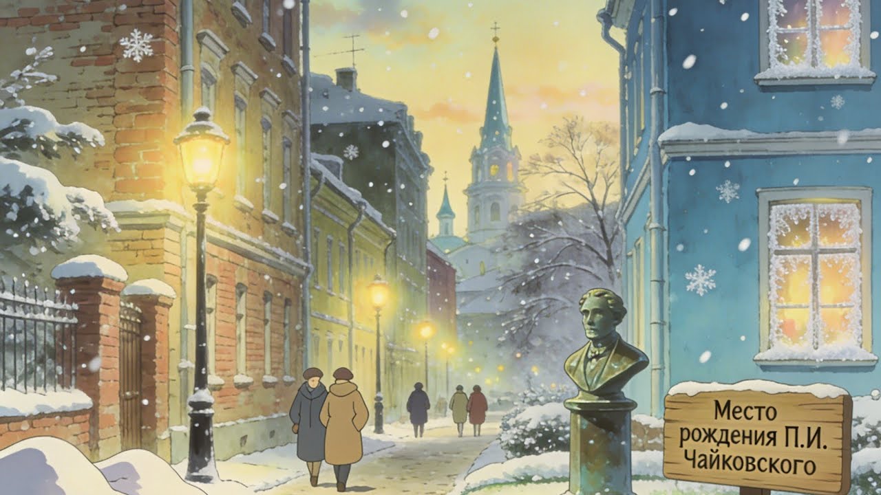 Зимняя прогулка по историческим местам города. Где родился П.И.Чайковский.