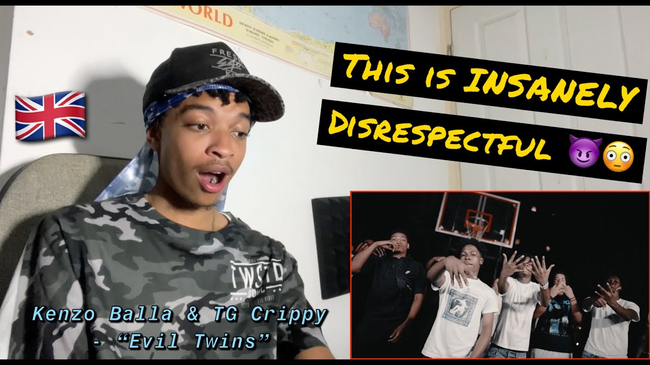 UK London Kid Reacts to - Kenzo Balla & TG Crippy - 