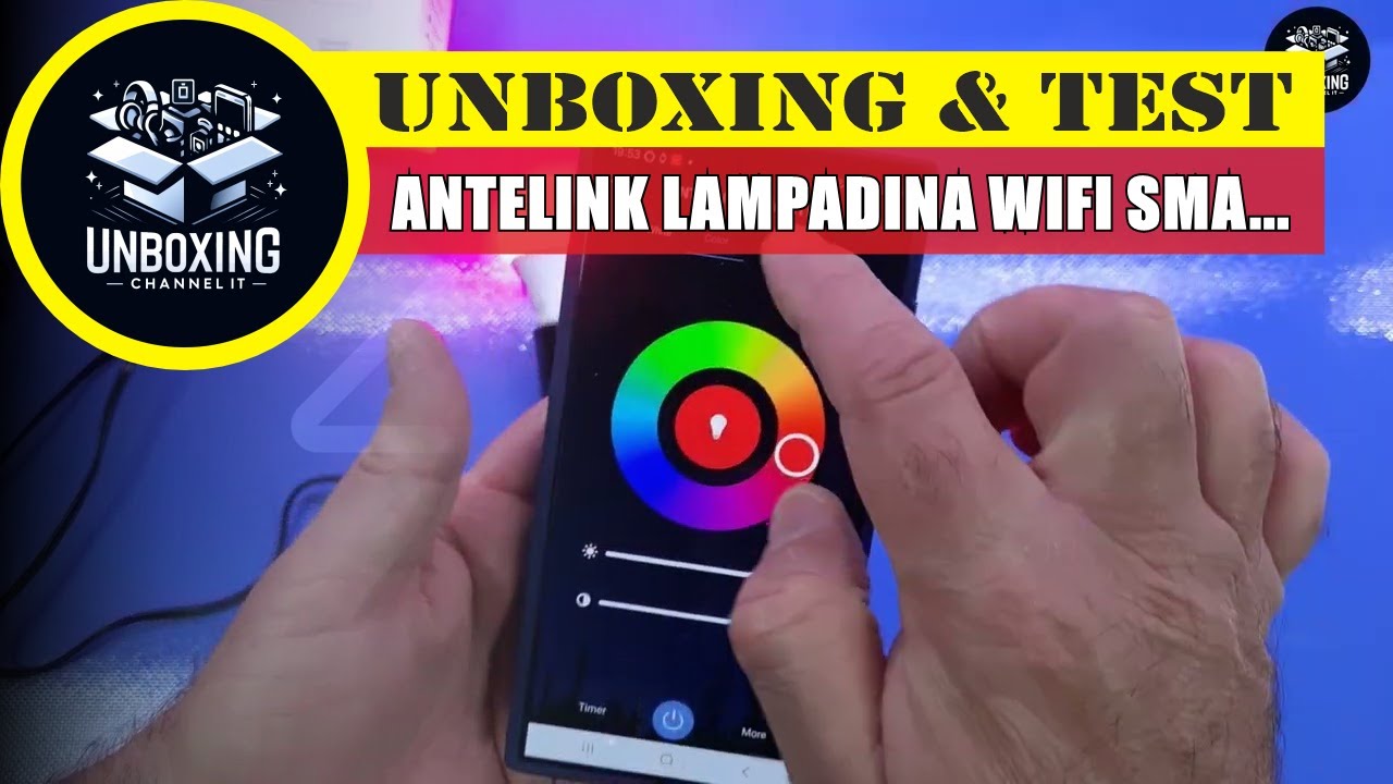 Spettacolari ed economiche - Lampadine Wifi Smart LED RGB 9W 806lm - ANTELINK
