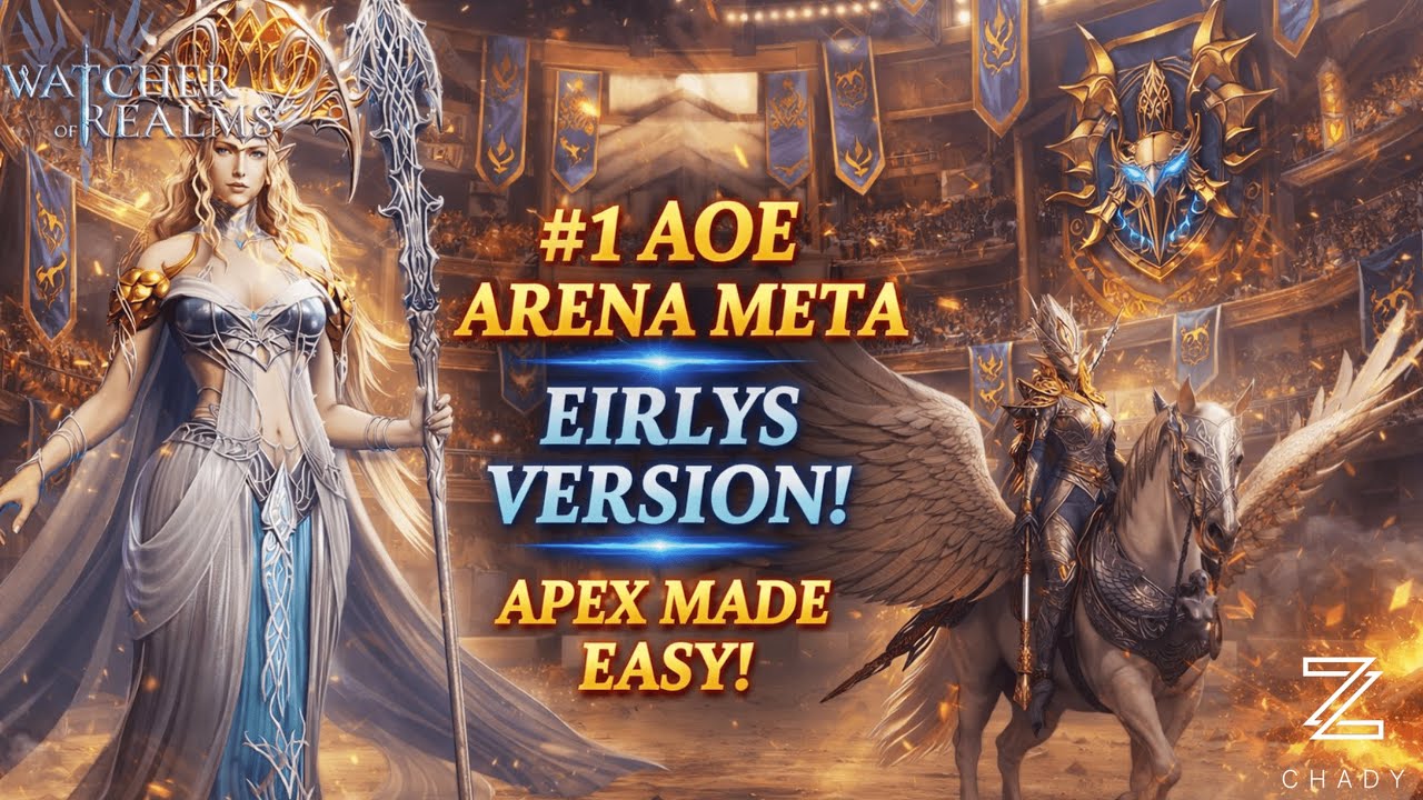 #1 AoE Arena Meta Team ft. Eirlys | Apex Made Easy with this Comp | Watcher of Realms
