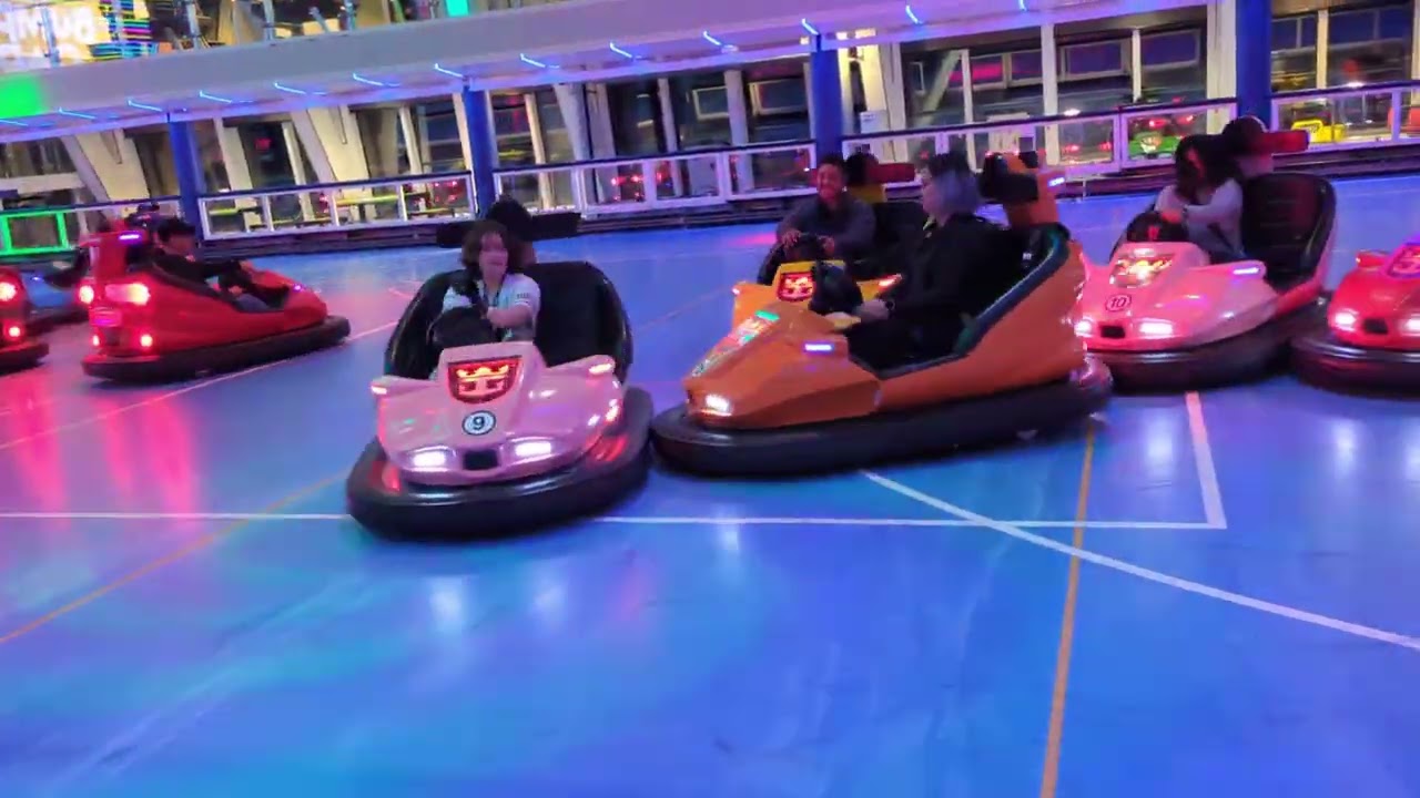 Cruise ship bumper cars 