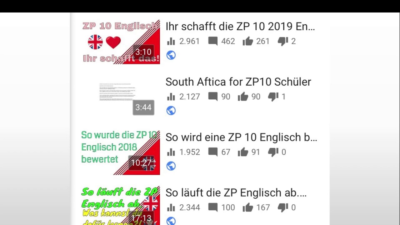 ZP 10 Englisch 2019 - Das sind eure Kommentare!