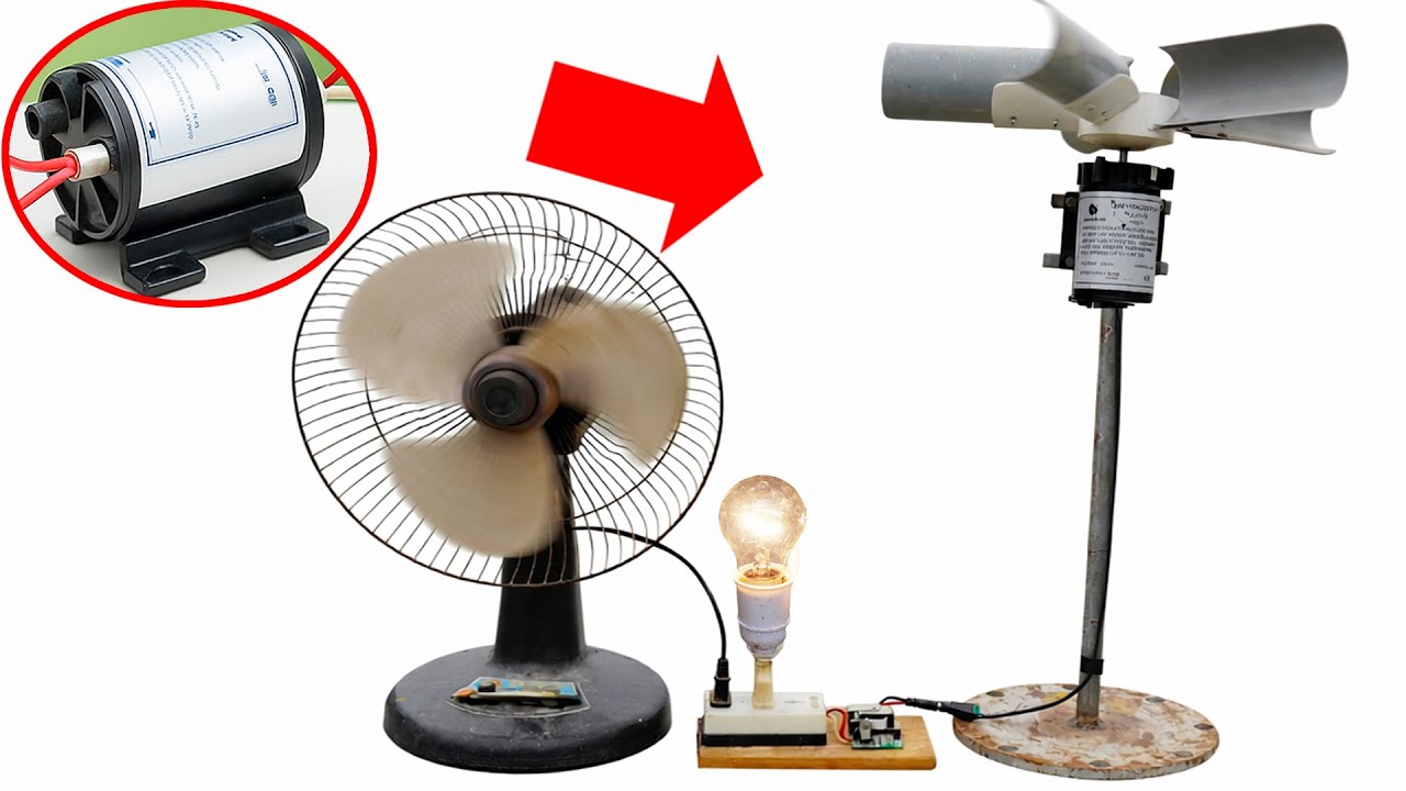 You Won’t Believe This Easy DIY Wind Turbine Makes Power