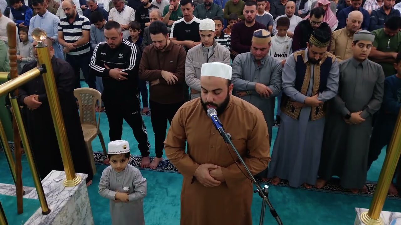 صلاة الجمعة لشيخ عمر الخفاجي في جامع الحاج حازم المشهداني 