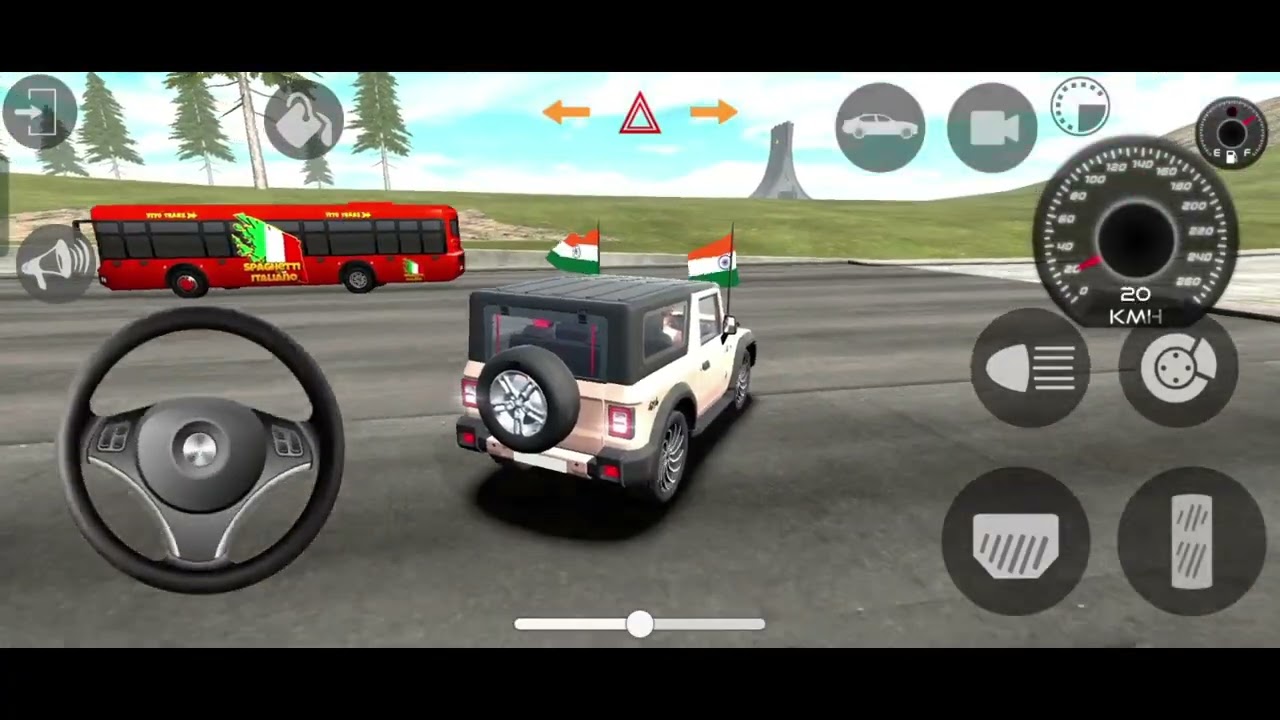 Modified Mahindra Thar Games : Indian Cars (Gadi wala Game) pink Thar Gameplay 2026