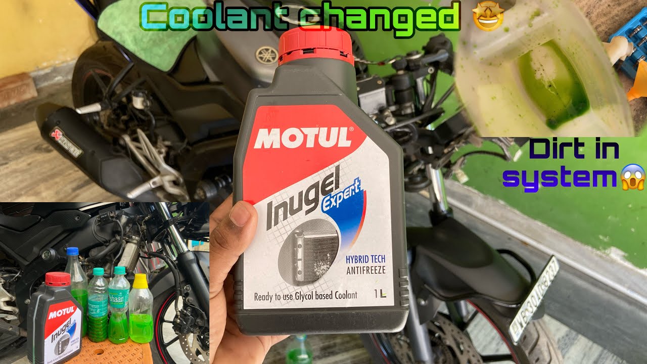 R15 V3 Coolant change and Radiator Flush at home@Motul