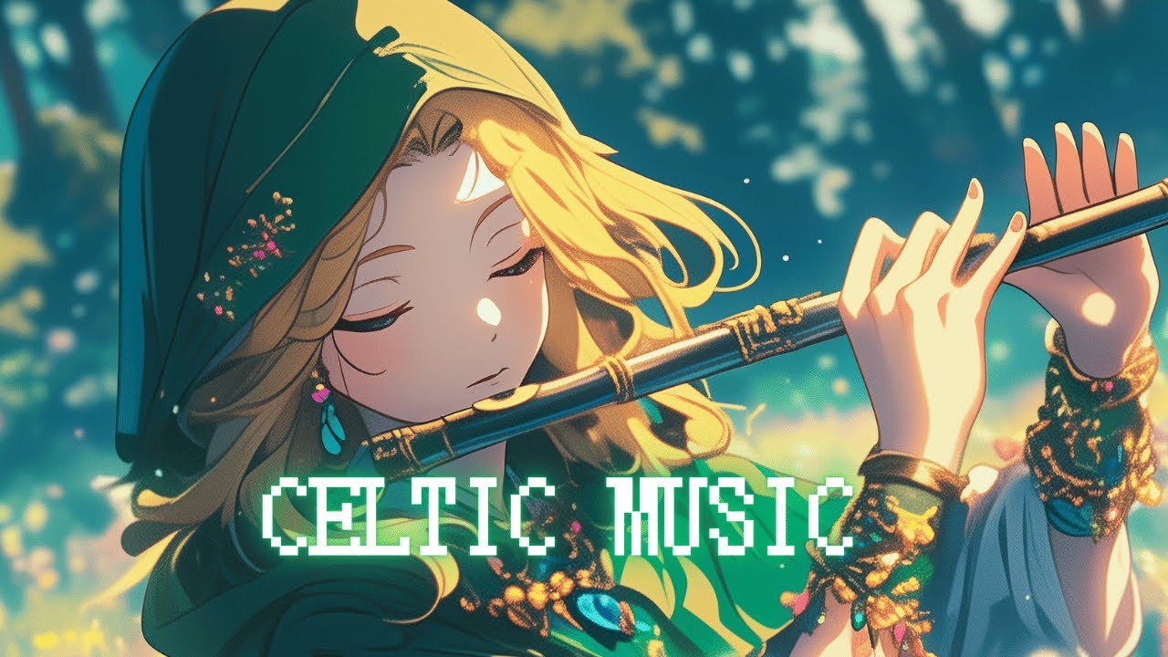 Celtic Music - Relaxing Flute in the Peaceful Forest / Fantasy Medieval music Mix for Work & Study