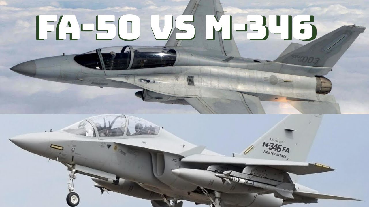 Aviones de combate ligeros para Latinoamérica FA-50 ó M-346FA