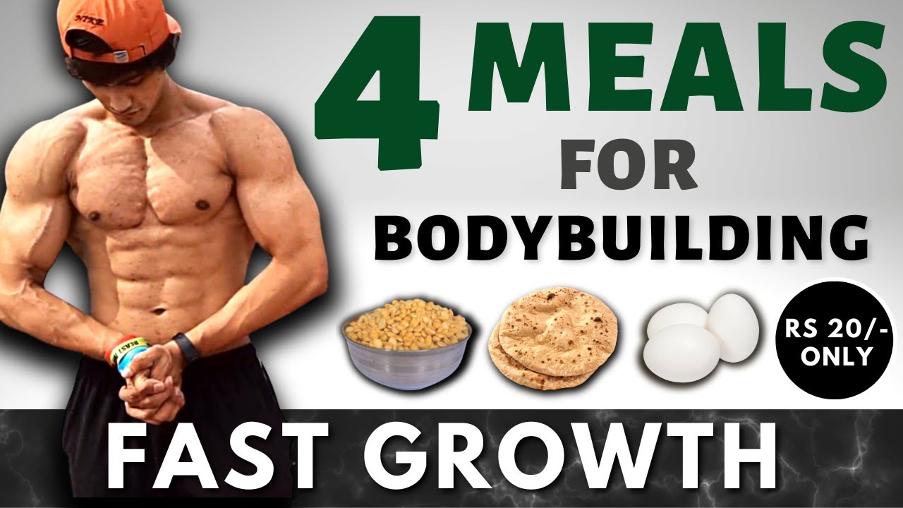 Foods For Gaining Muscle | High Protein Meal Example for Bodybuilding