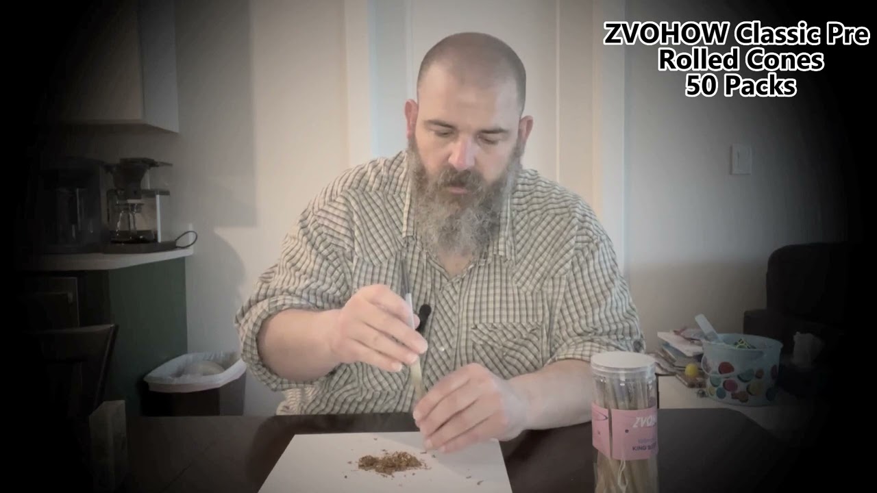 How to fill ZVOHOW 72 Packs 1-1/4 Pre rolled cones