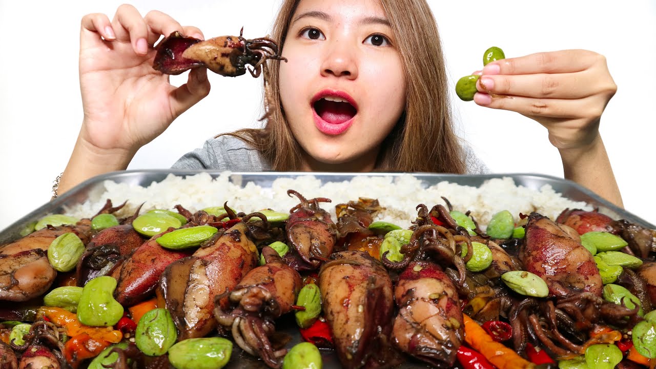 MUKBANG NASI CUMI OSENG PETE MERCON!! CUMI BERTELUR