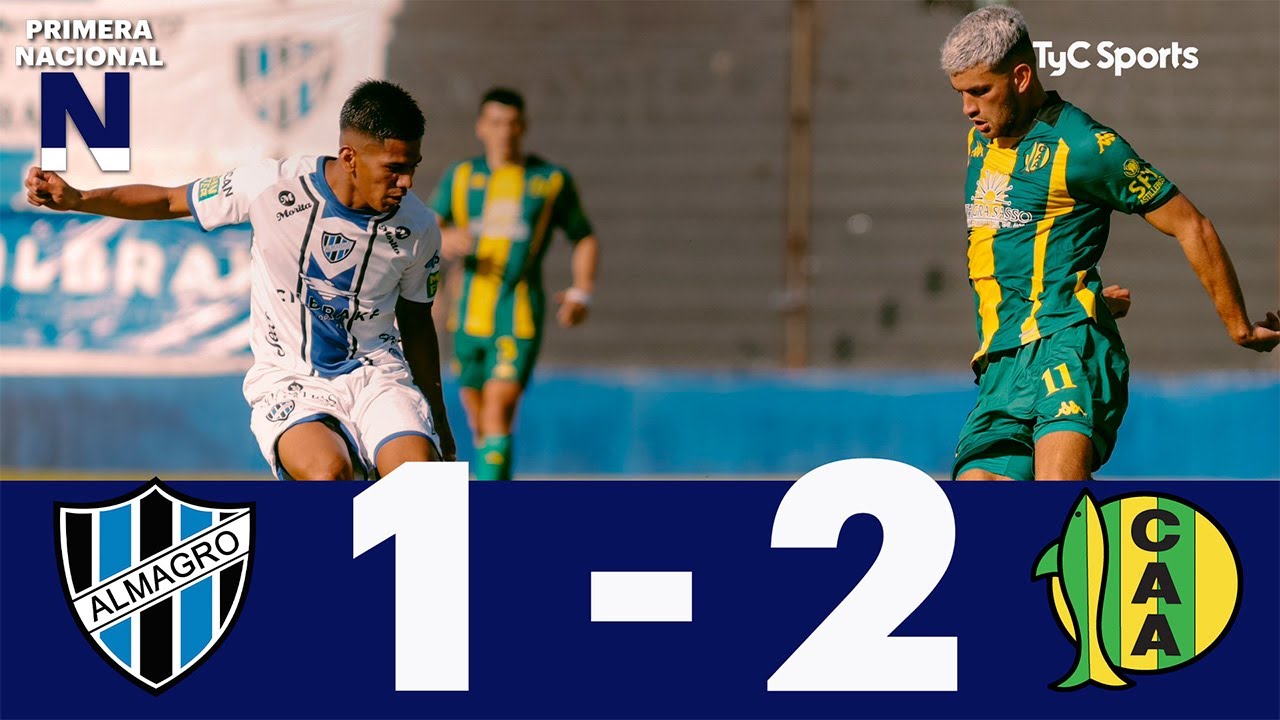 Almagro 1-2 Aldosivi | Primera Nacional | Fecha 35 (Zona B)