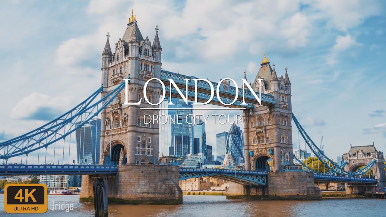 London | City Tour By Drone | 4K