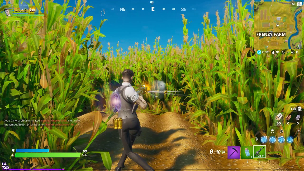 Fortnite: Elimination | Shot with GeForce | blind! hacks lol! 62 dmg headshot green ar