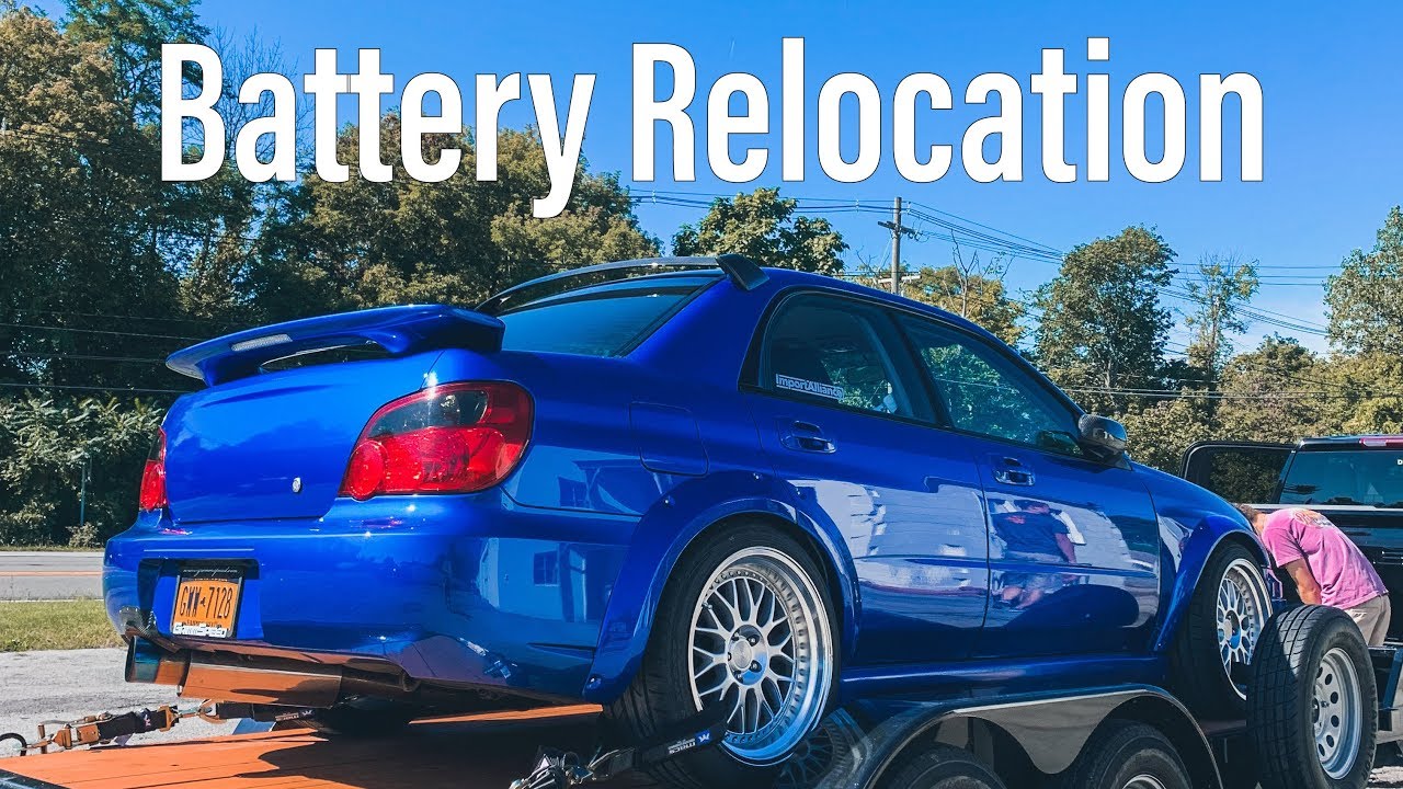 WRX Battery Relocation to Trunk!