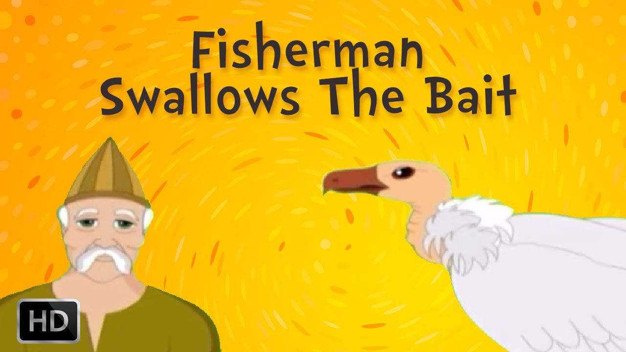 Jataka Tales - Moral Stories for Kids - The Fisherman Swallows the Bait - Kids Stories