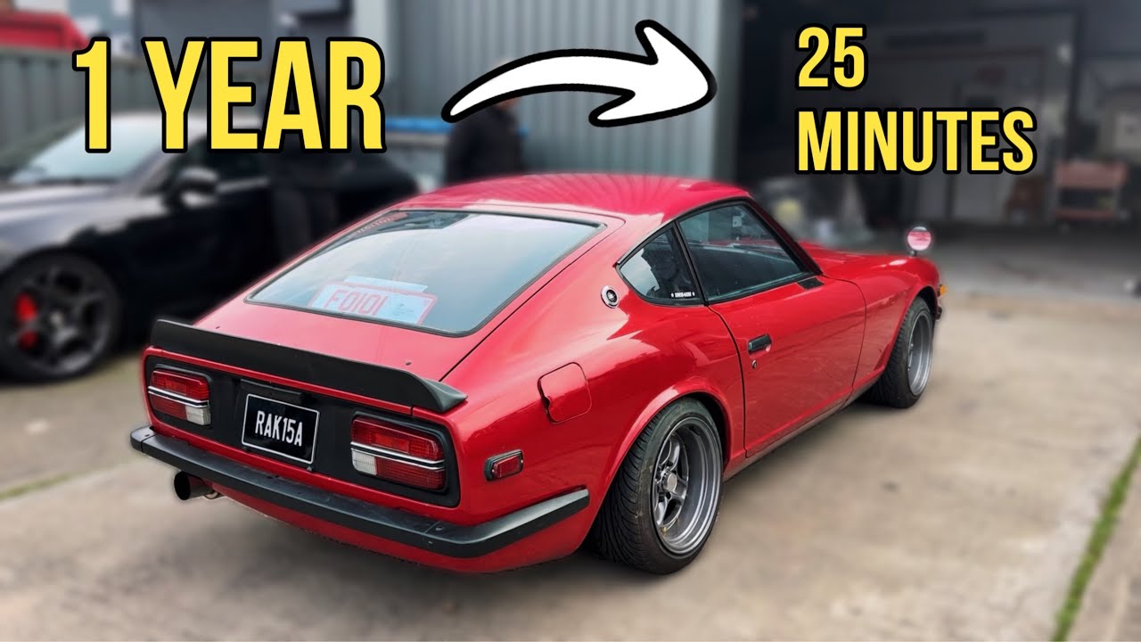 Building a Datsun 240z in 25 minutes!