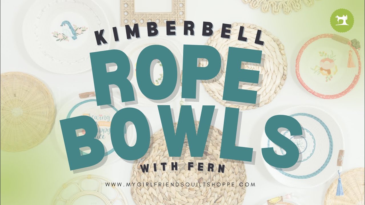 Kimberbell Rope Bowl [Tutorial]! #quilting