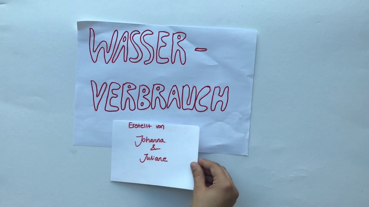 Wasserverbrauch - Erkl&auml;rvideo f&uuml;r den naturwissenschaftlichen Sachunterricht in der Grundschule