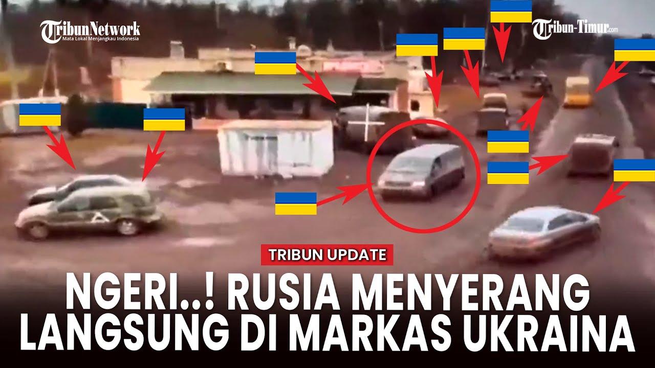 Mobil Militer Ukraina Hancur Kena Drone Peledak Rusia saat Berkeliaran di Kursk