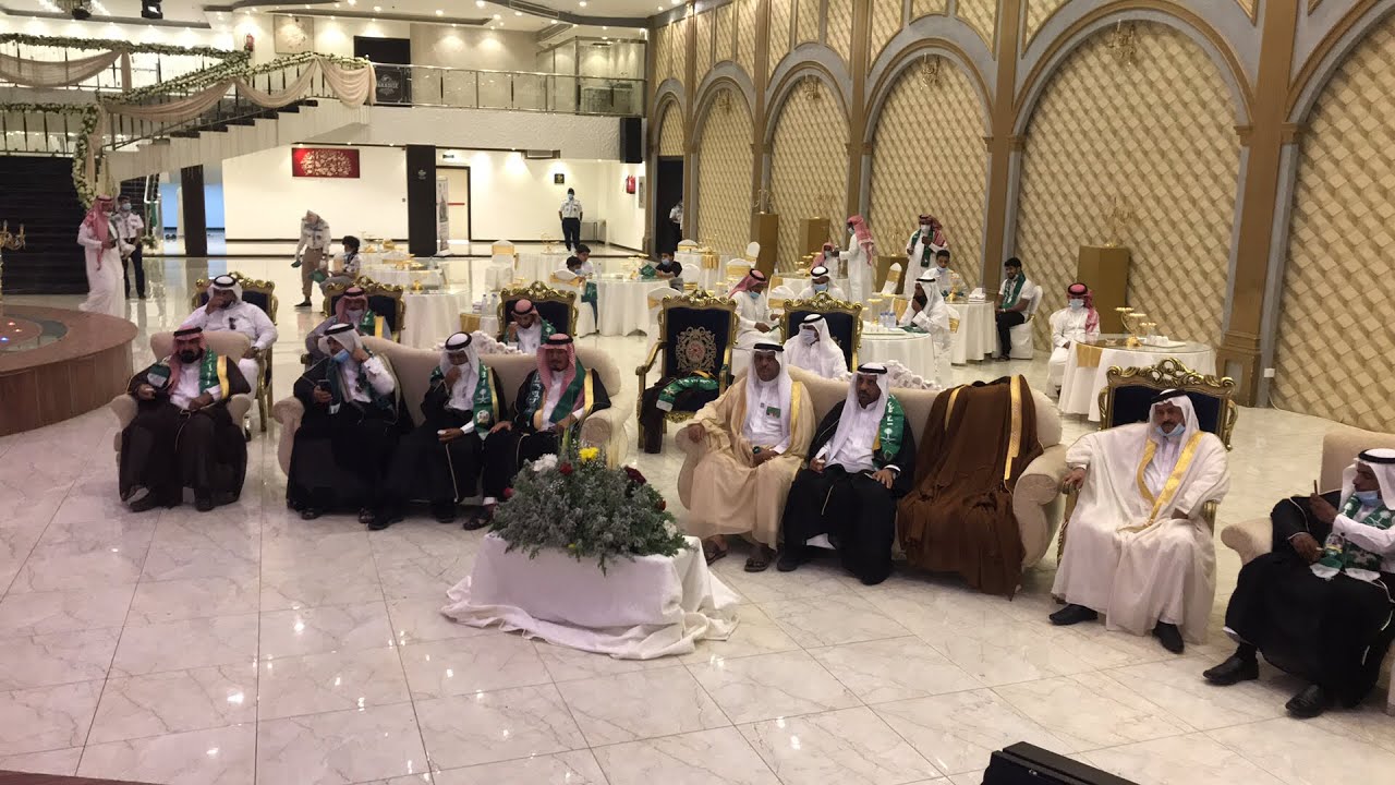 حفل العمده محمد حسن الحكمي  الاستقبال ضيوف ابو عريش بمناسبة اليوم الوطني 90