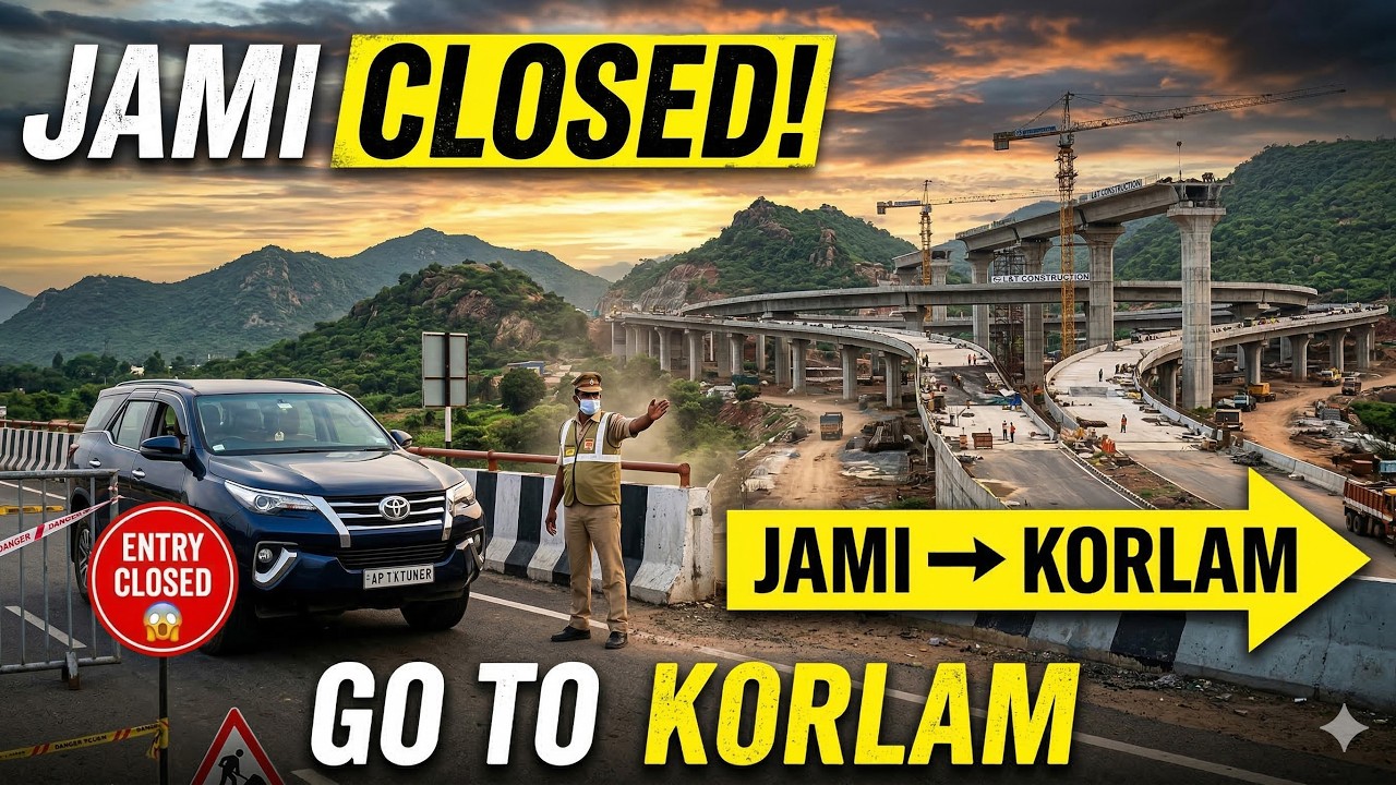 Jami to Korlam Interchange Route Guide | Raipur–Vizag Economic Corridor Entry Problem | GoPro Drive