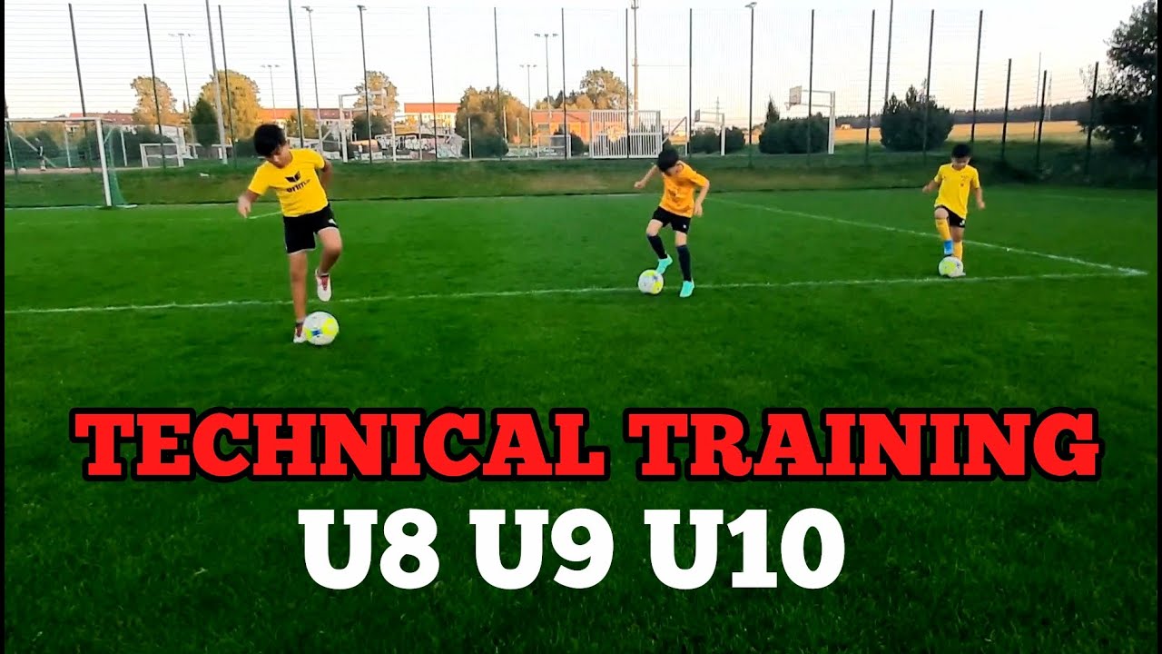 Technical Football Training ⚽️ Ball Control ⚽️👉 U8 U9 U10 🇩🇪 Улучшаем технику в футболе
