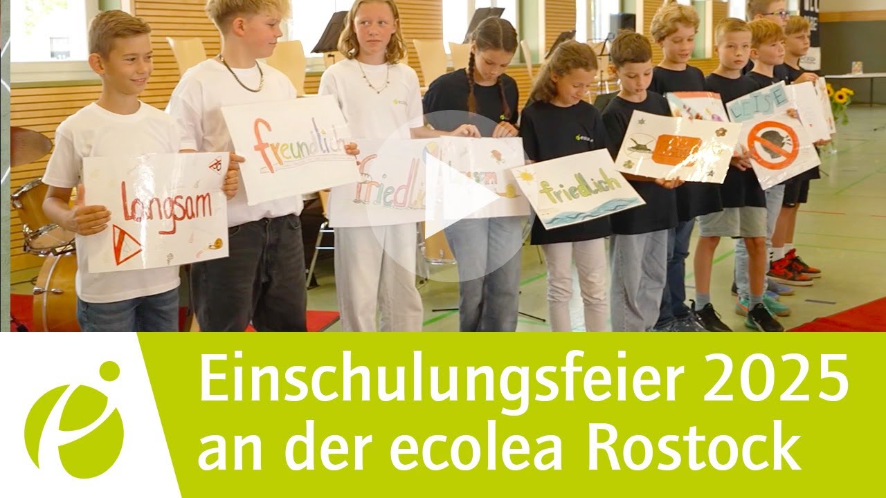 Einschulungsfeier 2025 - ecolea | Internationale Schule Rostock