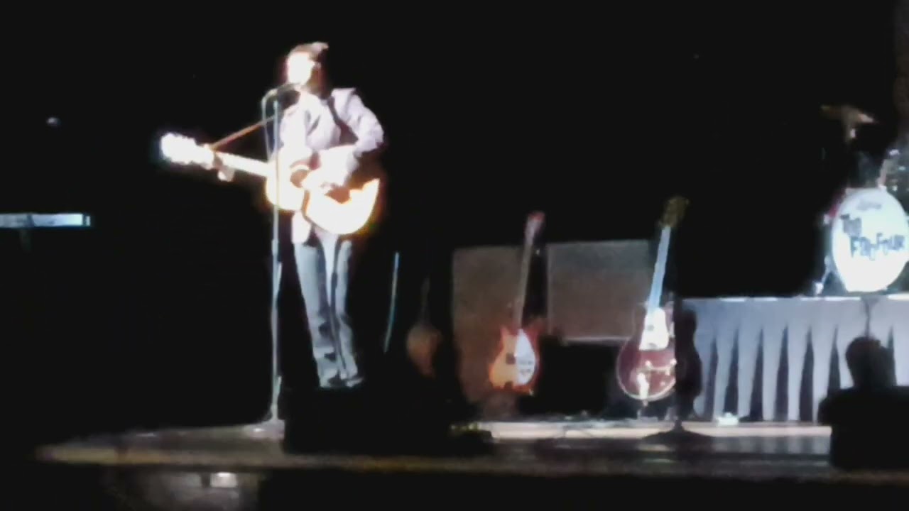 Neil Candelora As Sir James Paul McCartney With The Fab Four Performing The Song Yesterday