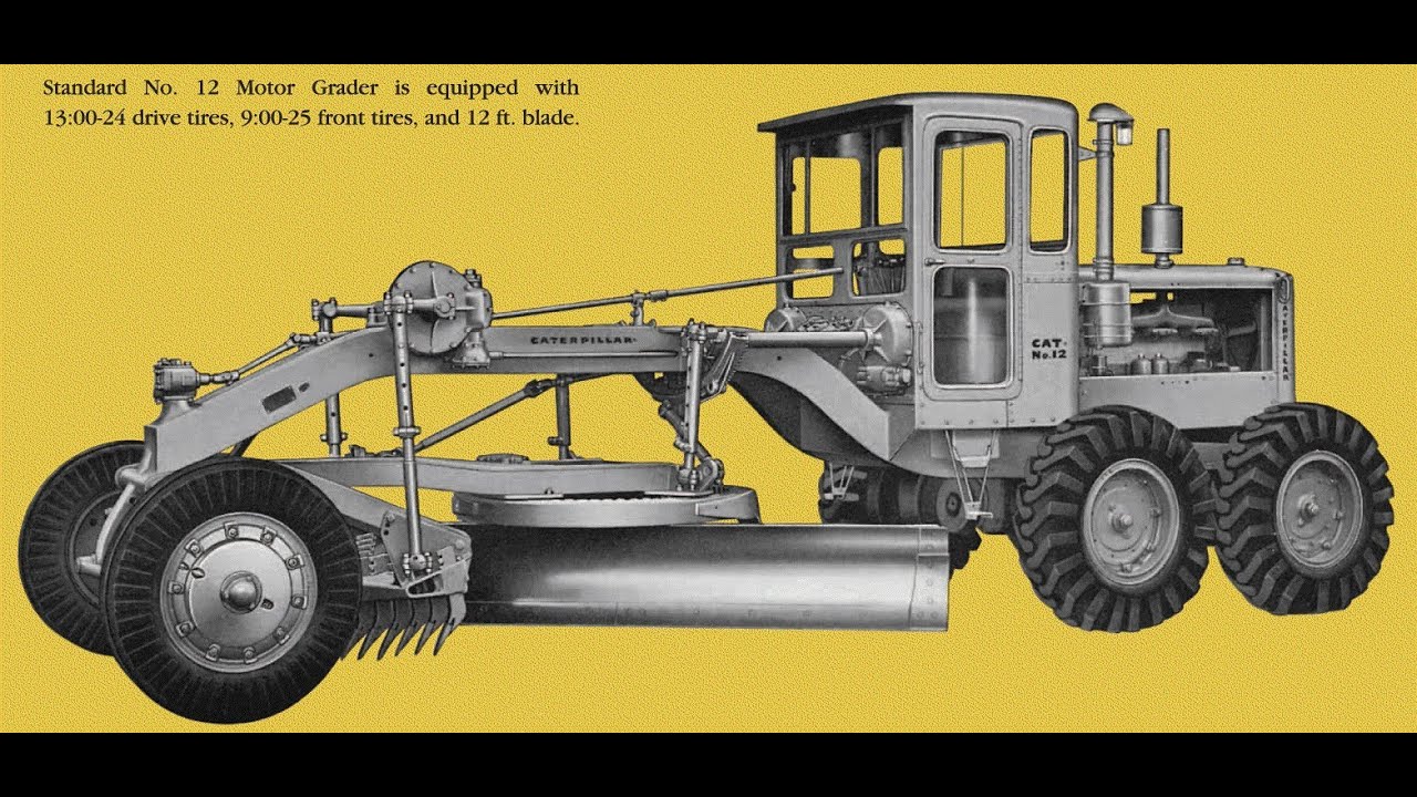 CAT No12 motorgrader.