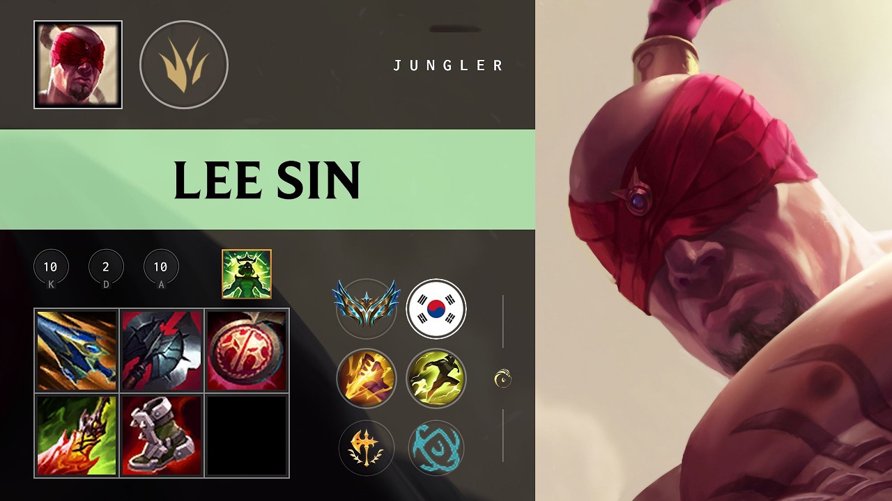 Lee Sin Jungle vs Sylas - KR Challenger Patch 26.10