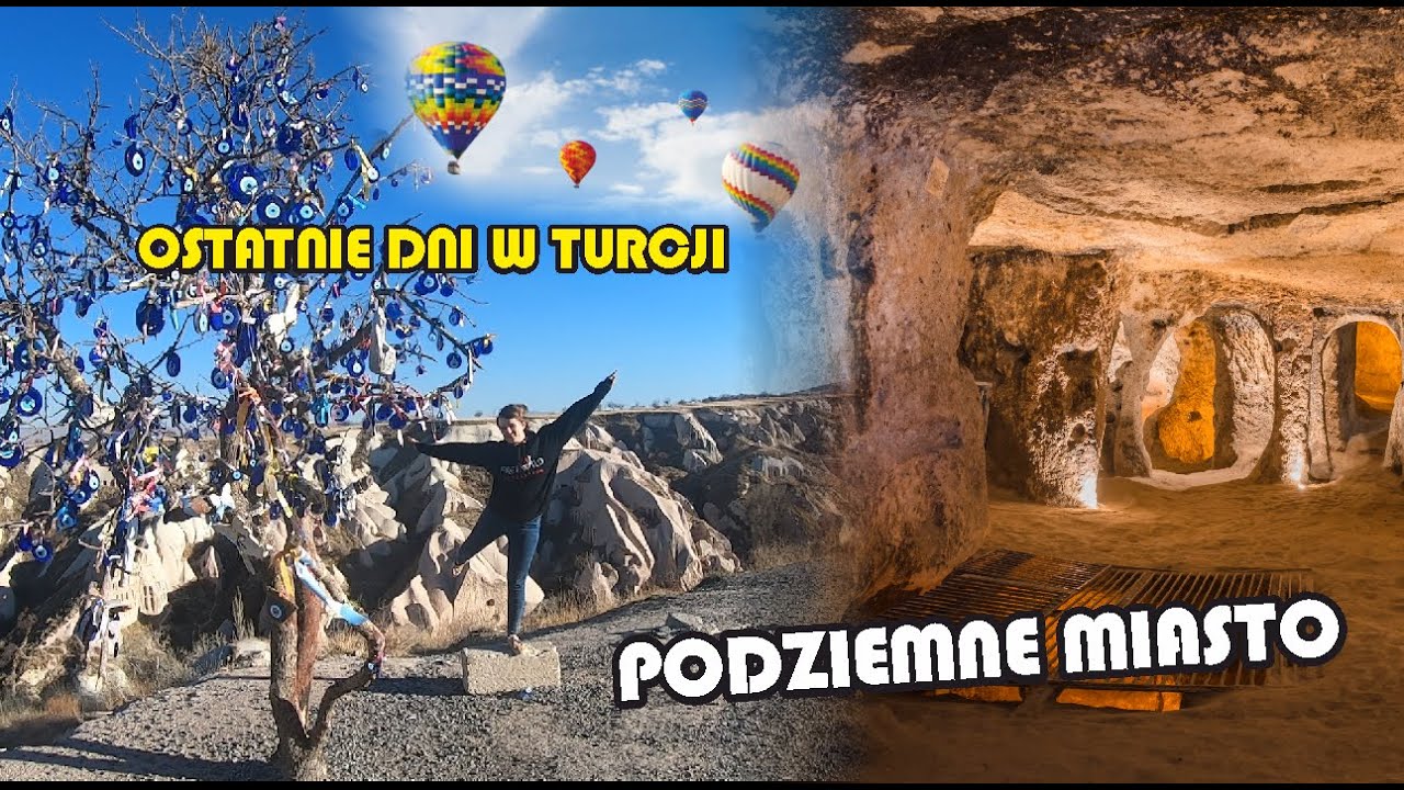 🏆Turcja Kapadocja i Podziemne miasto Kaymakli, co warto zobaczyć w Turcji 🇹🇷