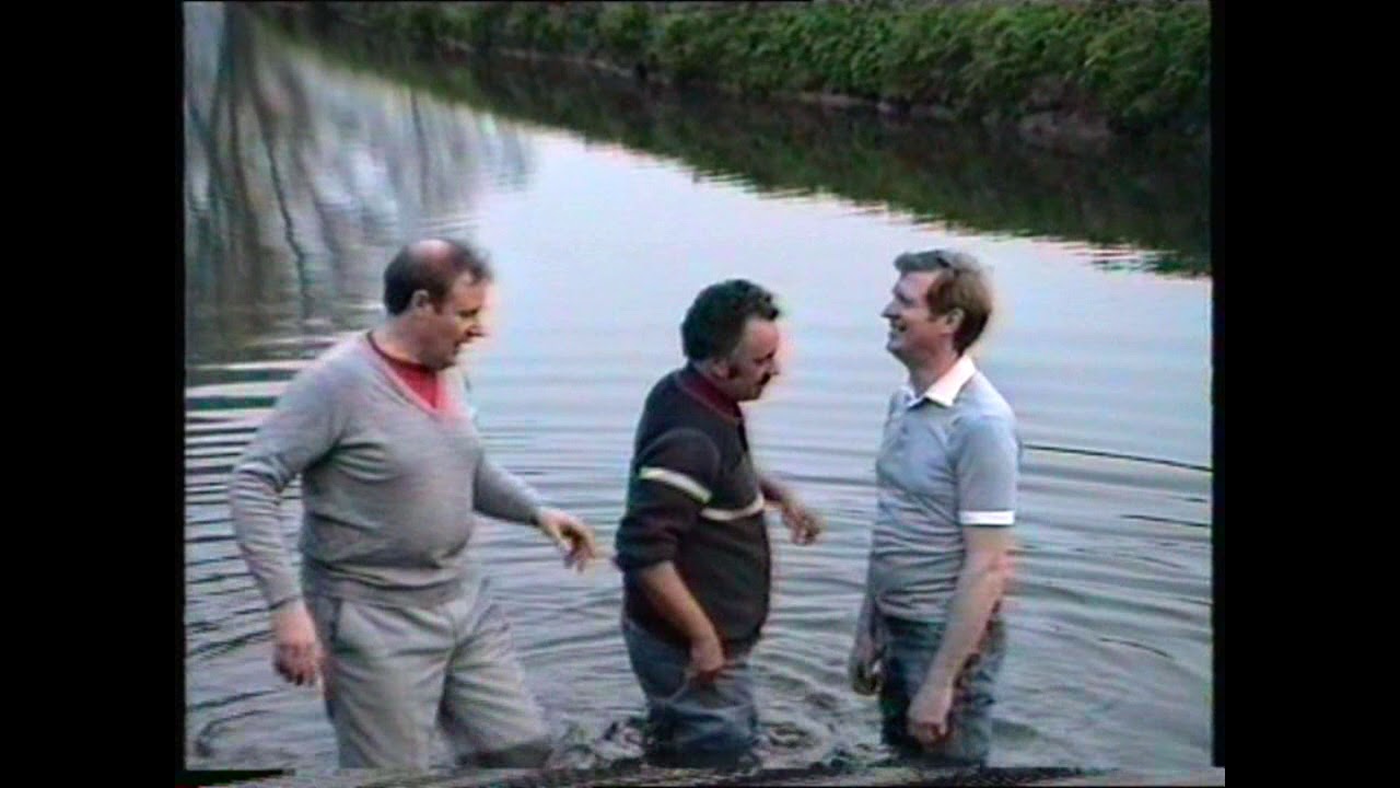 French Family Baptism's at Wellspring Church, Gt Chesterford, Essex. 1991