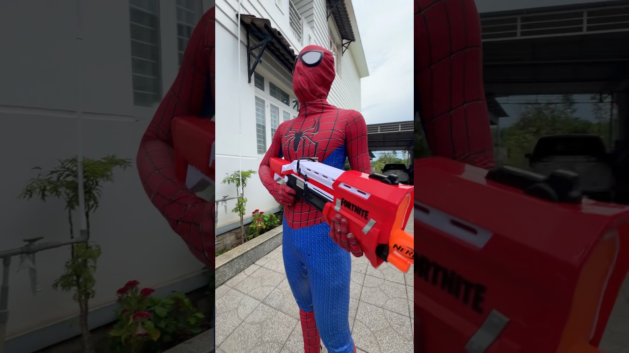 Spider-Man Nerf Gun : Nerf FPS #spiderman #nerfgun #nerffps