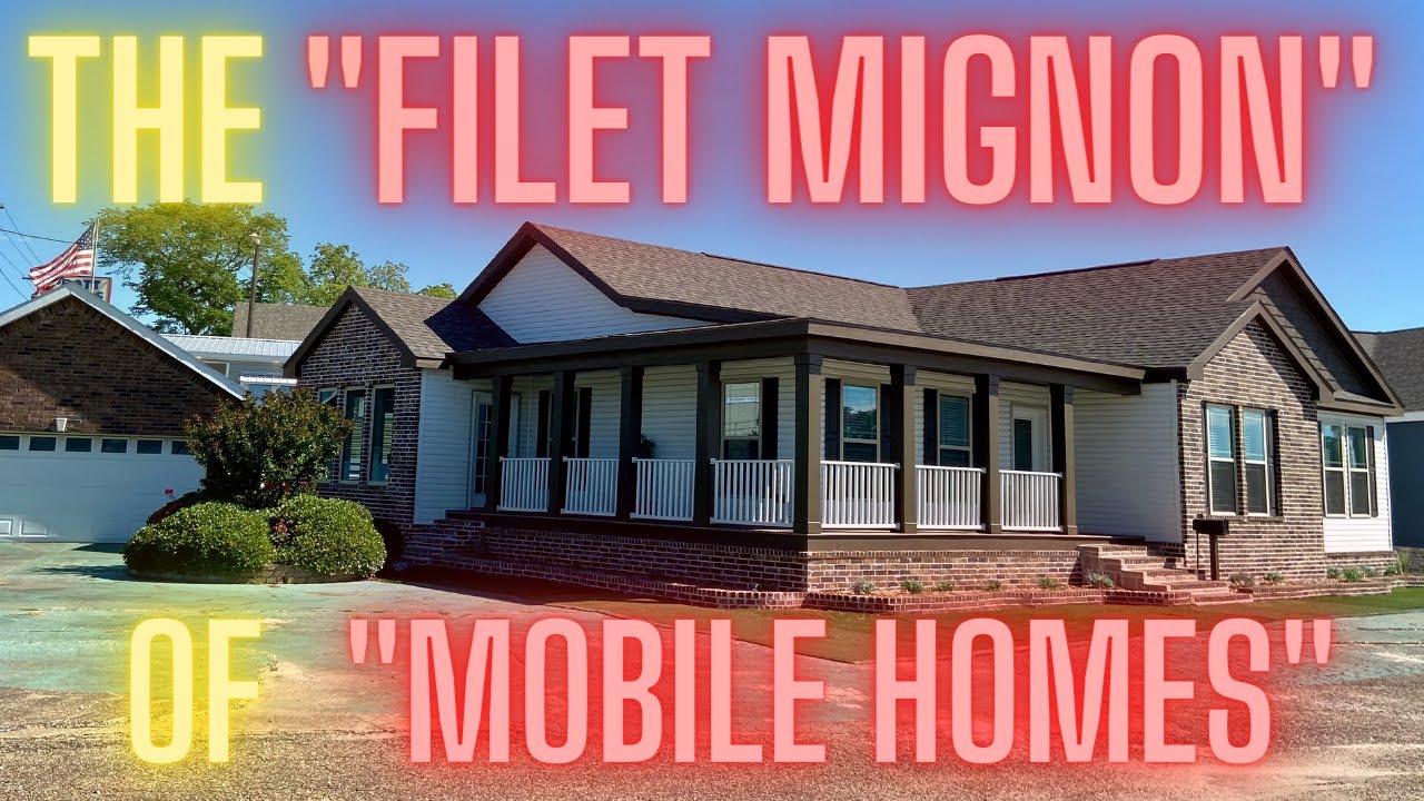 The "filet mignon" of "mobile homes" (THE ONE)! Glamorous custom built modular home tour!
