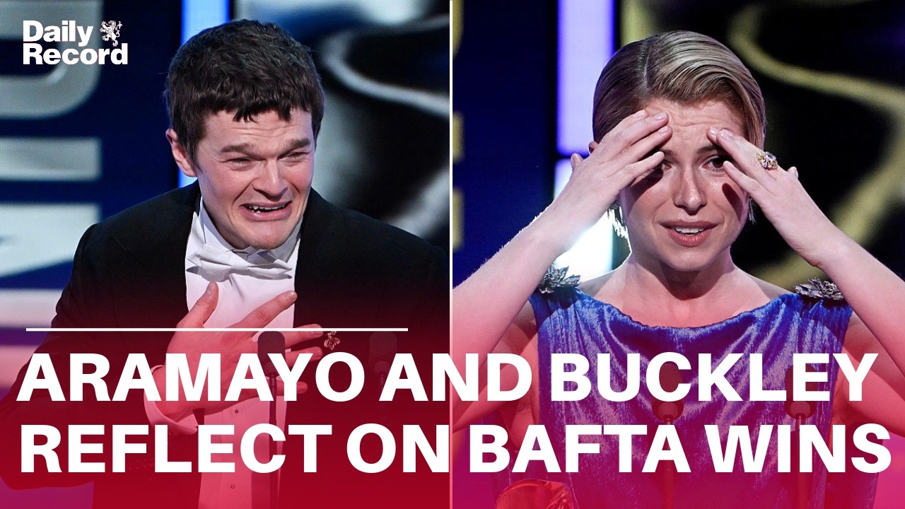 Robert Aramayo and Jessie Buckley reflect on Bafta wins