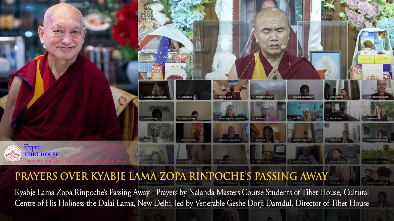 Prayers over Kyabje Lama Zopa Rinpoche’s Passing Away