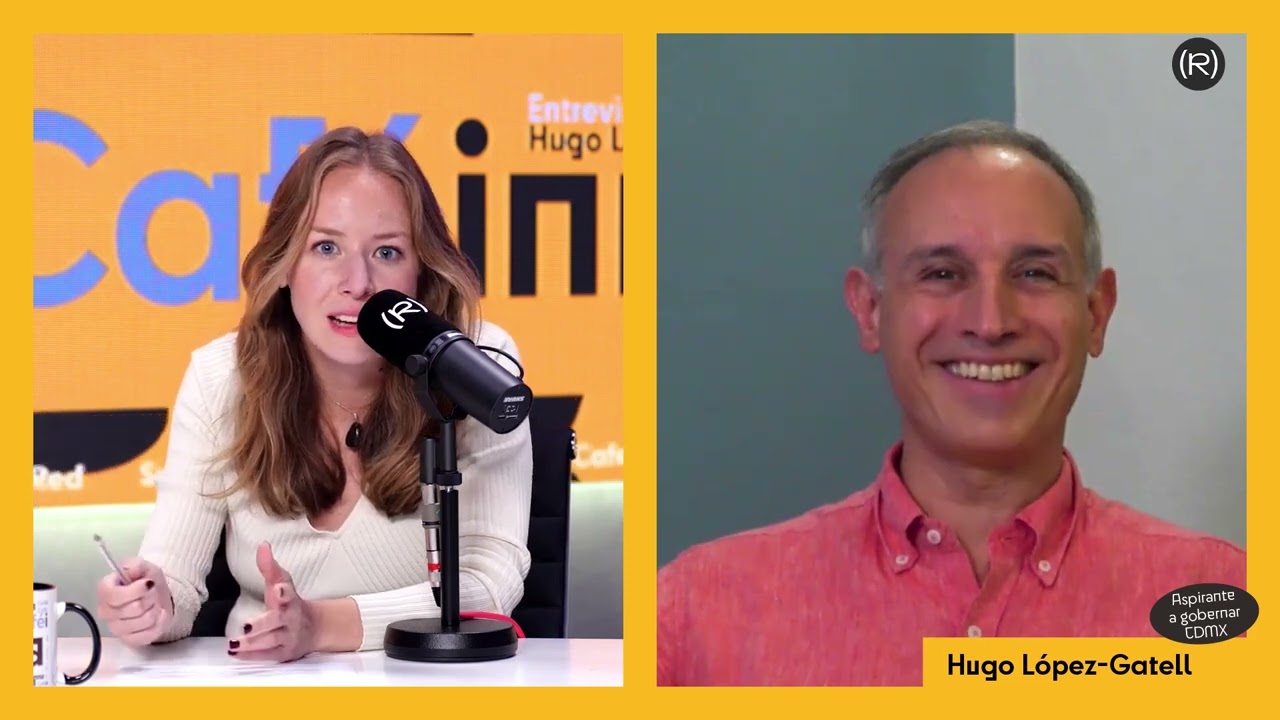 Hugo López-Gatell en entrevista con Inna Afinogenova