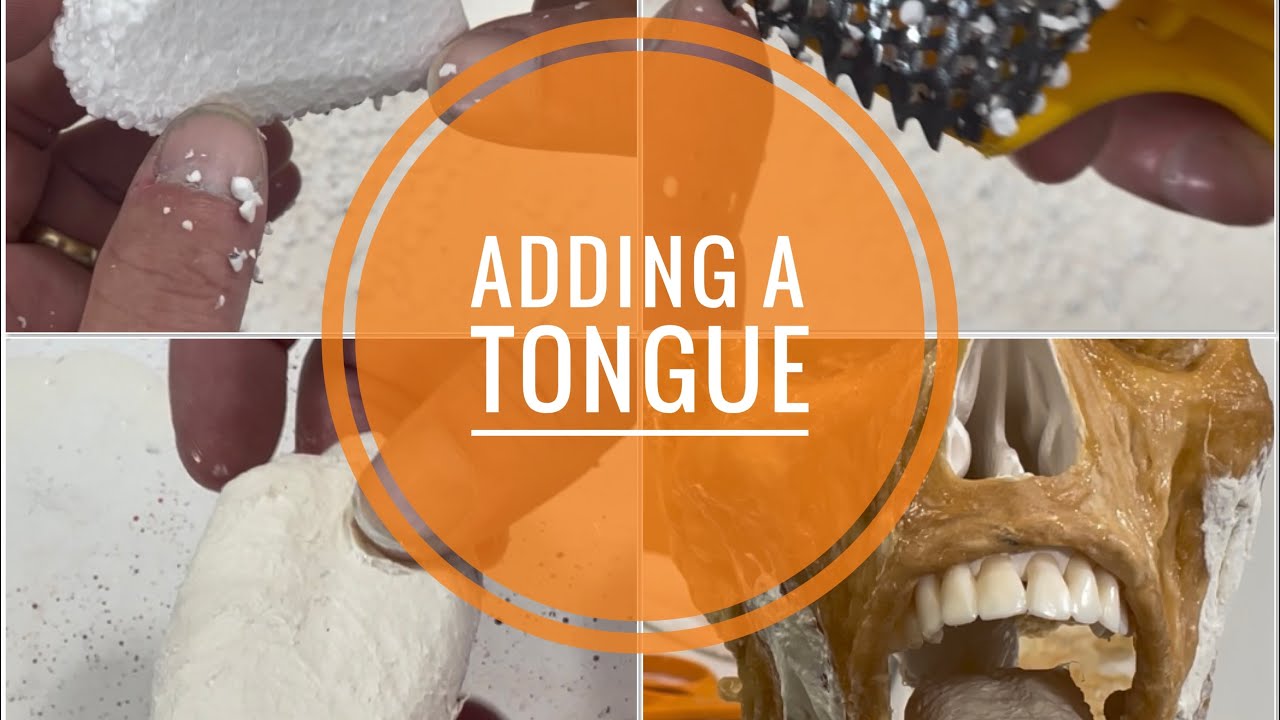 Creating a tongue for your Halloween prop skull - supplemental video